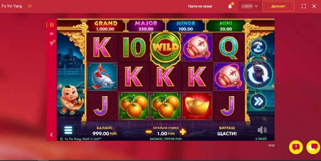 Эксклюзив! Промокод в Slotoking Casino на 100 фриспинов в слоте Fu Yin Yang 7 Слот Fu Yin Yang у Слотокінг