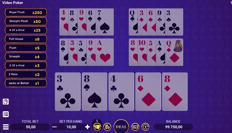 Видеопокер: что это такое и как играть 1 Слот Video Poker від Evoplay