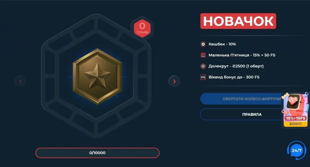 Програма лояльності у казино Ферст